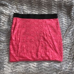 No boundaries pink skirt